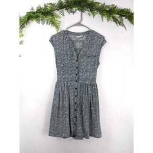 ♻️ TYLHO Anthropologie Silk Button Front Dress